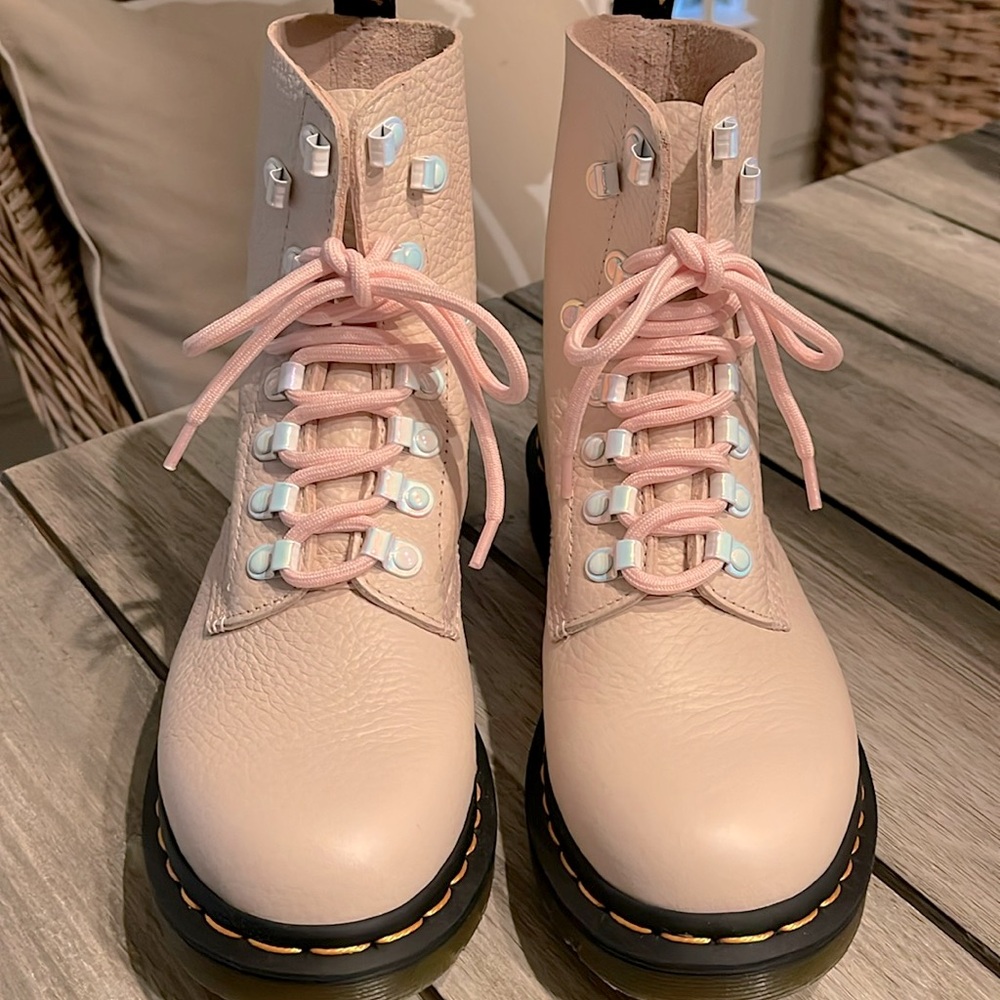 Dr. Martens 1460 PASCAL IRIDESCENT HARDWARE LACE UP BOOTS